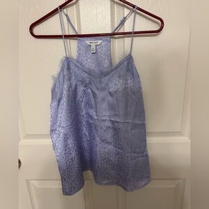 Nine West Lilac Sleeveless Lace Camisole Tank Top